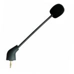 MICMXMO Yedek mikrofon 3,5 mm Boom Post-2021 2. versiyon kablolu Kingston HyperX Cloud 2 II Cloud Core Cloud Pro Cloud X oyun kulaklıkları gürültü önleme mikrofonu PS5 Switch Mac PC için