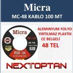 Micra 48 Tel Anten Kablosu 100 Mt