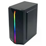 Micro Atx Boş Kasa Rgb Şerit Ledli Tempered Cam Şık Kasa Powersiz