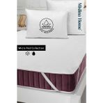 Micro Classic Sıvı Su Geçirmez Köşe Lastikli Ped Tek Çift Kişilik Bebek Çocuk Yatak Koruyucu Alezi 70x140 cm - Beyaz - 70 x 140 cm