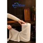 Micro Clean (20 ADET) Beyaz Renk Mikrofiber Genel Temizlik Bezi Leke Tutmaz Koku Yapmaz 25*32 cm Kopart Kullan