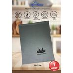 Micro Clean Missclean (1 ADET) Mikrofiber Cam Ve Temizlik Bezi Gri Büyük Boy 50*70 Cm