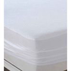 Micro Fitted Sıvı Geçirmez Yatak Koruyucu Bebek Alezi - 60 x 120 cm - Beyaz