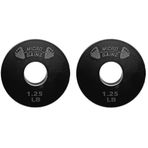Micro Gainz Standart 1-İnç Orta Delik 1 Lb Kesirli Ağırlık Plakaları 2 Parça - Standart 1 İnç Halter ve Dambıllar için Tasarlandı, ABD'de Üretilmiştir