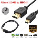 Micro Hdmi To Hdmi Tablet Kamera Görüntü Kablosu - 1.5 Metre