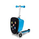 Micro Luggage Junior Velcro Blue Scooter
