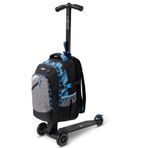 Micro Luggage Kickpack Lite Blue Scooter