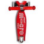 Micro Maxi Deluxe 3 Tekerlekli Scooter LED Red - Kırmızı