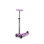 Micro Maxi Deluxe Glow Led Plus Luminous Işıklı 3 Tekerlekli 5-12 Yaş Çocuk Scooter - Mor