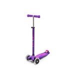 Micro Maxi Deluxe Led 3 Tekerlekli 5-12 Yaş Çocuk Scooter - Mor