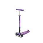 Micro Maxi Deluxe Led Foldable 3 Tekerlekli Çocuk Scooter Purple