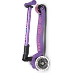 Micro Maxi Deluxe Led Foldable Mor 3 Tekerlekli Scooter