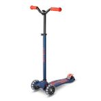 Micro Maxi Deluxe Pro LED 3 Tekerli Işıklı Navy Red Çocuk Scooter