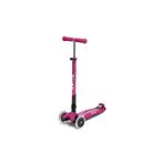 Micro Maxi Scooter Deluxe Foldable 3 Tekerlekli Scooter LED Berry Red