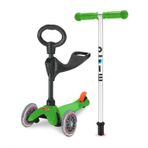 Micro MCR.MMD010 Green Mini 3in1 Deluxe Scooter