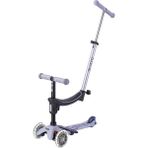 Micro Mini 6 In 1 Deluxe Rock And Go LED Scooter Lavender Mist - Mor - Maksimum taşıma kapasitesi: Koltuklu kullanım: 20 kg, Koltuksuz kullanım: 50 kg.