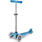Micro Mini Deluxe 3 Tekerlekli Işıklı Mavi Scooter