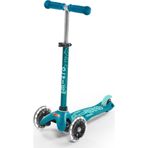 Micro Mini Deluxe 3 Tekerlekli Led Aydınlatmalı Aqua Turkuaz Scooter