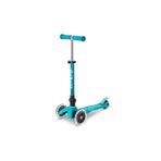 Micro Mini Deluxe 3 Tekerlekli Scooter Foldable Led Turkuaz