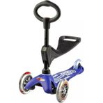 Micro Mini Deluxe 3in1 3 Tekerlekli Scooter Blue Mavi Mmd014