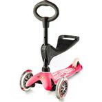Micro Mini Deluxe 3in1 3 Tekerlekli Scooter Pink Pembe MMD009