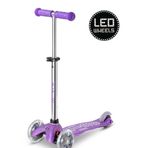 Micro Mini Deluxe Fairy Glitter Led Mor 3 Tekerlekli Çocuk Scooter