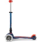 Micro Mini Deluxe Foldable 3 Tekerlekli Scooter LED Navy Blue - Lacivert
