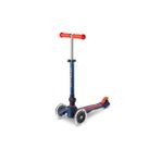 Micro Mini Deluxe Foldable 3 Tekerlekli Scooter Led Navy Blue