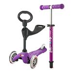 Micro Mini Scooter 3 in 1 Deluxe Purple MMD012