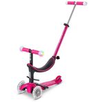 Micro Mini2Grow Deluxe Magic Led 3 Tekerlekli Pink Scooter