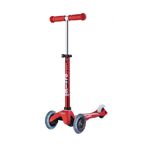 Micro MMD052 Mini Deluxe 3 Tekerlekli Işıklı Kırmızı Scooter