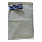 Micro Peel İpek Yağlı Cilt İçin Beyaz 16x24 cm Banyo Kesesi