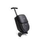 Micro Ride On 4.0 Bagaj Çantalı Katlanabilir Ayarlanabilir Gidonlu 3 Tekerlekli Yetişkin Scooter - Siyah
