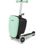 Micro Ride On Luggage Junior Mint Led Işıklı Çocuk Bagaj Scooter