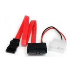 Micro sata hdd ssd 6+7 pin to sata +2 pin molex power kablosu