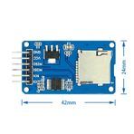 Micro Sd Kart Modülü Hafıza Kartı Microsd Kart Bellek SPI Okuyucu