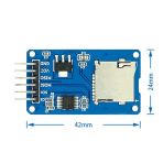 Micro Sd Kart Modulu Hafiza Karti Tf Kart Microsd Bellek Memory Spı Okuyucu Mikro Sd 3.3V 5V