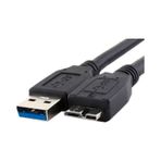 Micro Usb 3.0 Harici Disk Kablosu 1 Metre - Siyah
