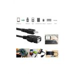 Micro Usb Erkek / Usb 2.0 Disi Donusturucu (Otg Kablo) - 7Cm