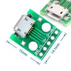 Micro Usb To Dip Çevirici Pcb 5V Usb Haberleşme Deney Prototip