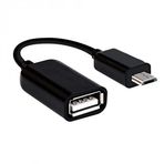 Micro Usb To Usb Çevirici Dönüştürücü Otg Klavye Mouse Flash Bağlantı Kablosu