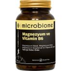 Microbiome Magnezyum ve Vitamin B6 30 Tablet Yetişkinler İçin Güçlü Takviye Edici Gıda