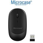 Microcase 1600 DPI Şarj Edilebilir 2.4 GHz Bluetooth Kablosuz Mouse - AL2674 Siyah