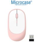 Microcase 1600 Dpı Şarj Edilebilir 2.4 Ghz Bluetooth Kablosuz Mouse - Model AL2674 - Pembe