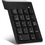 Microcase 18 Tuşlu Kablosuz Nümerik Klavye Ultra-Slim Tasarım ile Siyah Renk