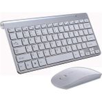 Microcase 2.4 GHz Wireless Kablosuz Slim Klavye ve Mouse Seti + Türkçe Klavye Etiketi - AL27701 (Gümüş)