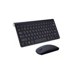 Microcase 2.4 Ghz Wireless Kablosuz Slim Klavye ve Mouse Seti + Türkçe Klavye Etiketi - AL27701 - Siyah