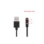 Microcase 2 Pin 3.5 Pin Aralığı 11mm Mıknatıs Mesafe Akıllı Saatler için Manyetik Şarj Kablosu (- +) AL5412