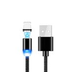 Microcase 3in1 Manyetik Uçlu Mıknatıslı Şarj Kablosu 1 MT Siyah AL2532