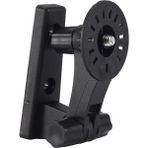 Microcase 3m Yapışkan Veya Vida Monteli 1/4 Vida Girişli 180 Derece Döner Başlıklı Web Kamera Bebek Kamerası Tutucu Stand Siyah - AL5014